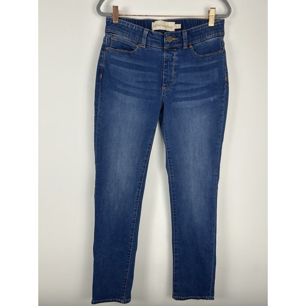 Soft Surroundings Ultimate Denim Pull On Skinny Jeans Womens Sz XS Blue Stretch
